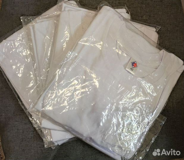 Футболки новые белые базовые хлопок