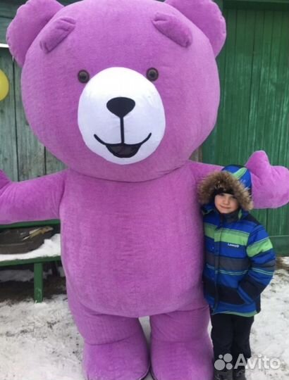 Плюшевый медведь 2 метра