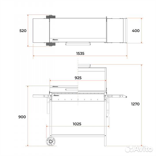 Мангал Gratar MAN 303
