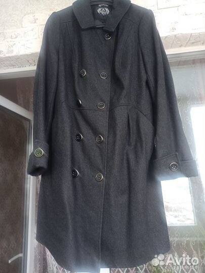 Пальто серое 50-52