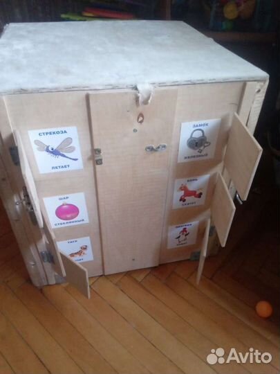 Бизикуб самодельный для развития детей