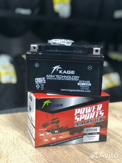 Аккумулятор мото AGM kage YTZ10