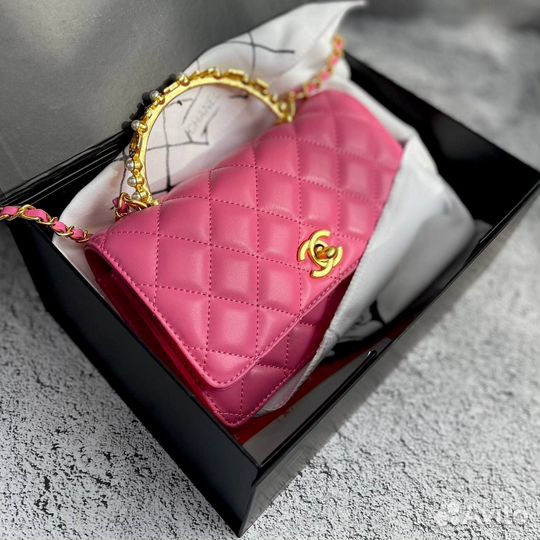 Сумка женская Chanel розовые