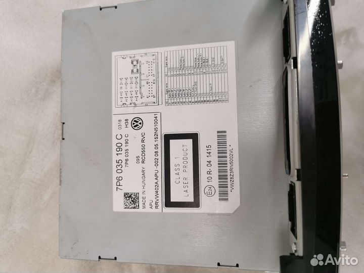 Магнитола RCD 550 touareg FL