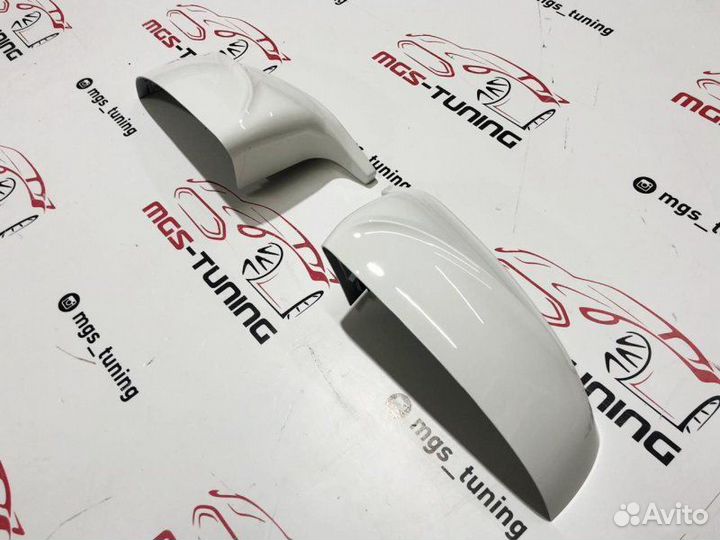 Крышки зеркал стиль М на X5 E70 07-10 Белые