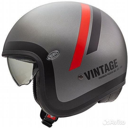 Motorcycle Мотошлем Jet Vintage vintage EVO Premie