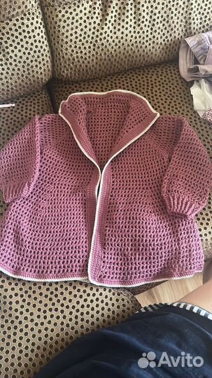 Вязаный кардиган детский