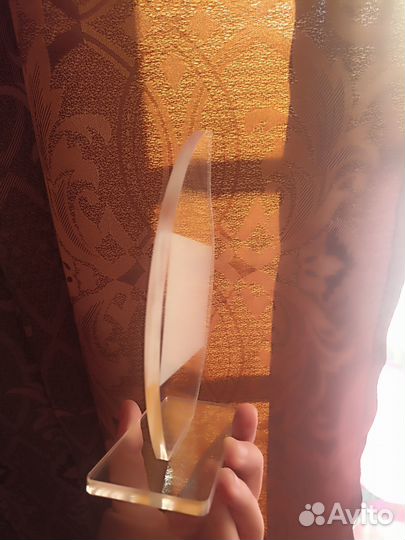 Кубок спортивный Прозрачная капля 17,6 см