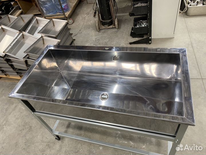 Ванна моечная нержавейка котломойка