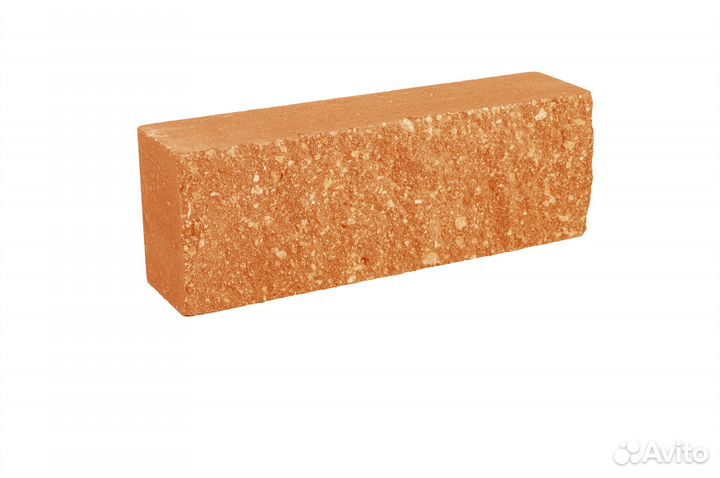 Кирпич полуторный облицовочный половинка
