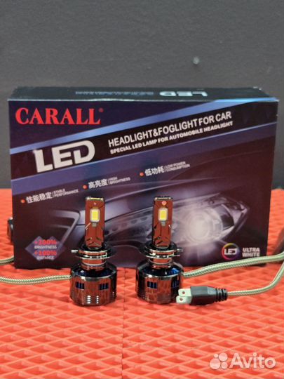 Светодиодные лампы LED H4 H7 H8 H9 H11 carall 200w