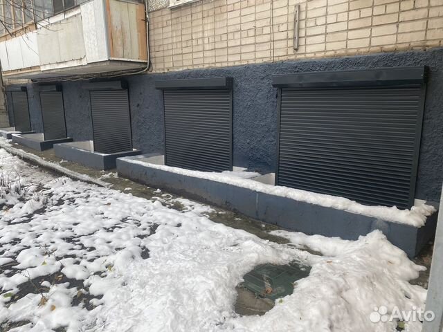 Рольставни для окна Антрацит