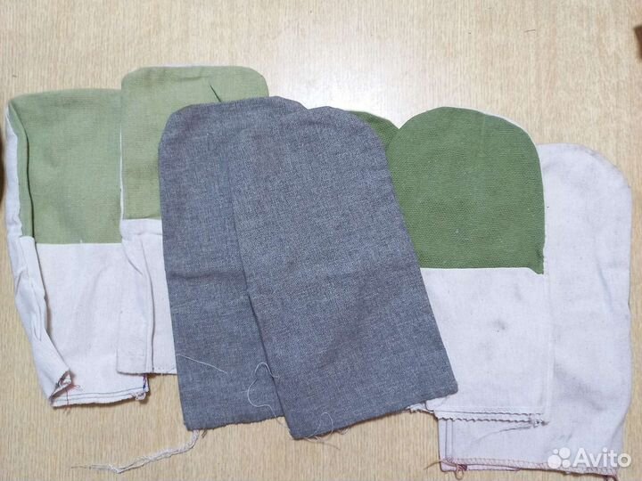 Рукавицы брезентовые, и с брезентовым на ладоником