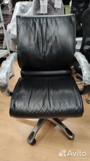 Кресло без дефектов 2шт Chairman 444 кожа