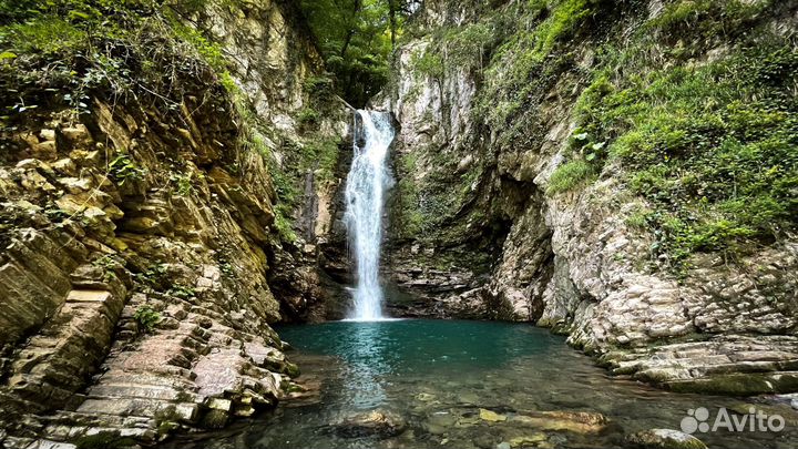 Поход к водопадам Ажек / Чайная церемония в горах
