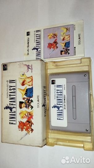 Картридж на super famicom final fantasy 4