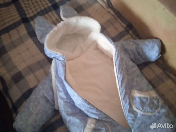 Теплый конверт на выписку и улицу