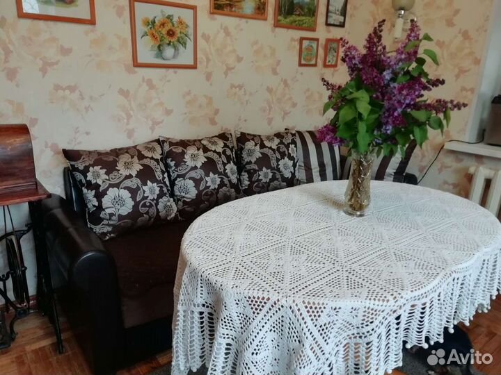 Винтажная скатерть, вязаная крючком