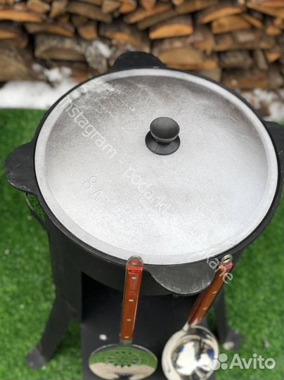 Казан 8 литров и печь для казана