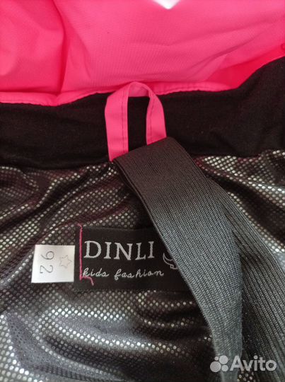 Зимний комбинезон для девочки 92