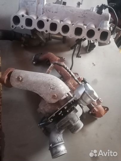 Колектор выпускной с турбиной