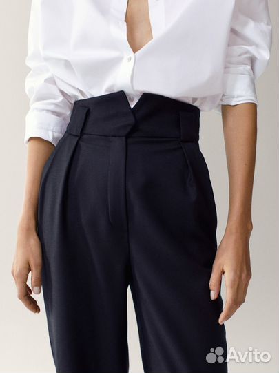 Шерстяные брюки Massimo dutti