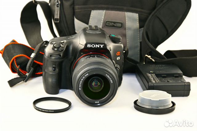 Sony Alpha A65 24.3MP Kit DT SAM II18-55 как новый объявление продам