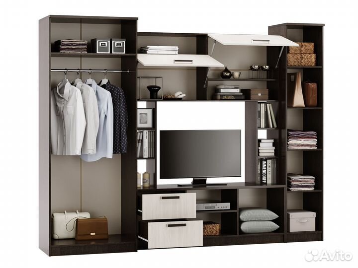 Стенка со шкафом в гостиную / Доставим за 1-5 дн