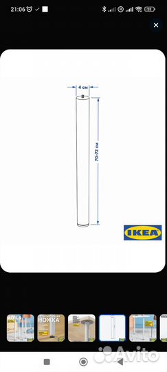 Ножки для стола IKEA