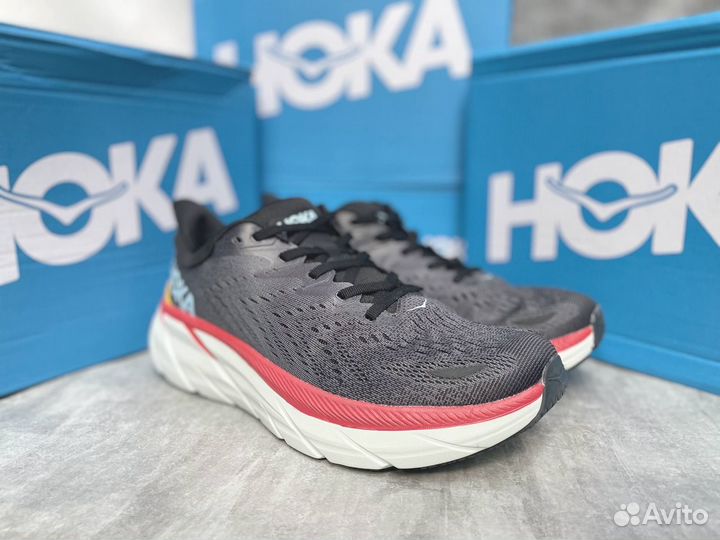 Беговые кроссовки hoka clifton 8 43 размер