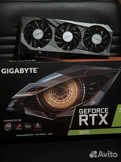Видеокарта rtx 3070 Gigabyte