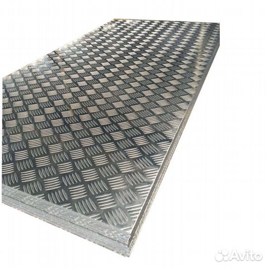 Алюминиевый лист рифленый 3,0*1200*3000 квинтет ту