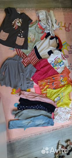 Детские вещи пакетом для девочек 104-110