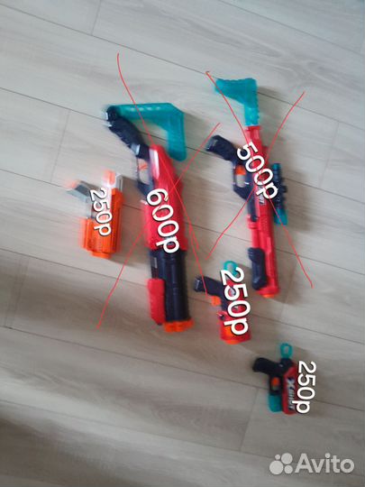 Бластеры nerf x shot