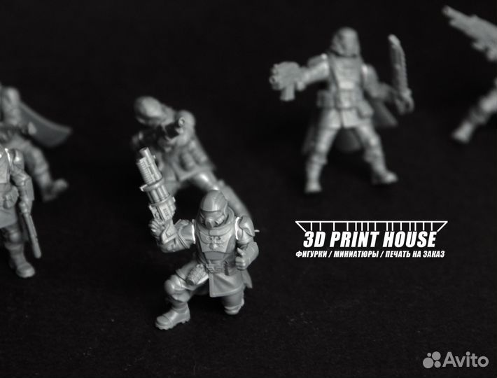 Набор миниатюр Warhammer 40k. Варгейм. 10 шт