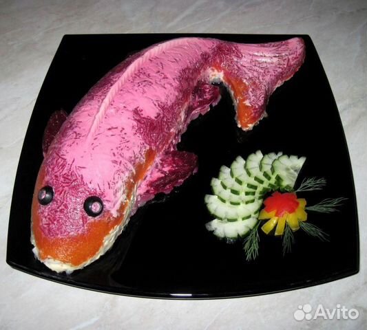 Форма для салата сельдь под шубой, 3 вида