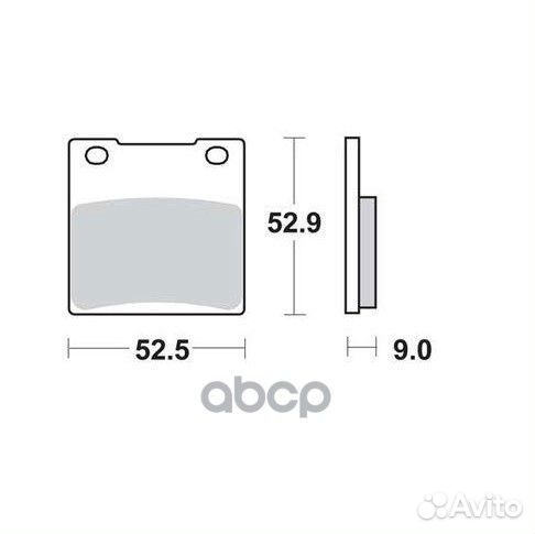 Колодки торм.зад. moto MCB531 TRW