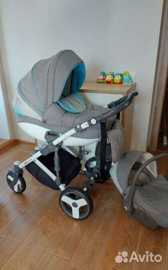 Коляска Tutis (3 в 1) + подушка для беременных