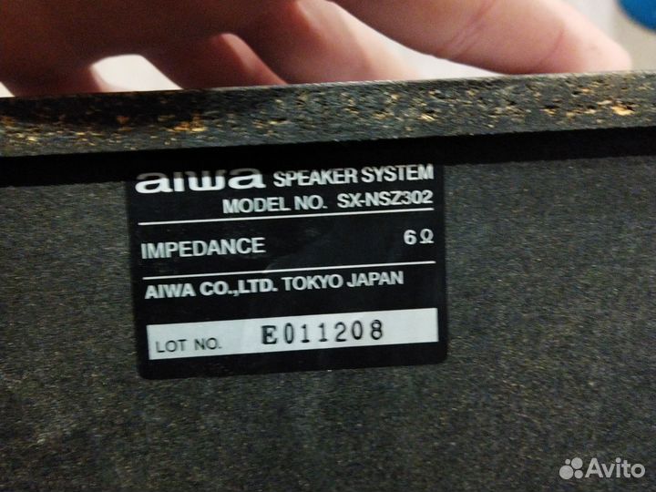 Колонки aiwa для музыкального центра