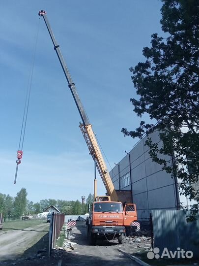 Услуги автокрана 25т