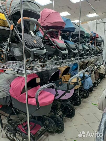 Большой выбор новых колясок