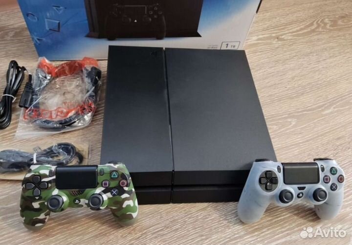 PS4 1 тб прошитая +10 000 игр