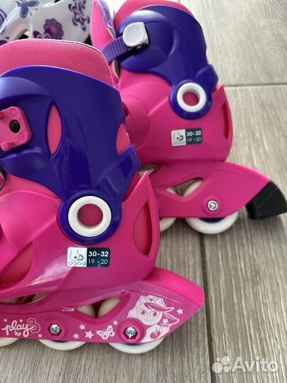 Роликовые коньки детские размер 30-32