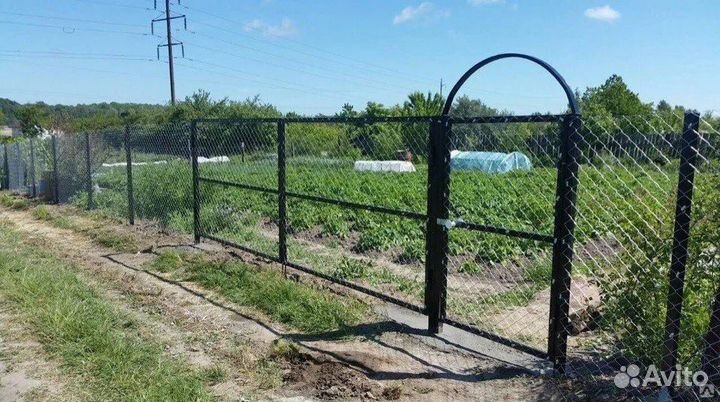 Заборы ворота калитки навесы