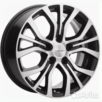 Диски Khomen KHW 1608 6.5x16 5*114.3 ET45 DIA60.1 Black-FP Литой
