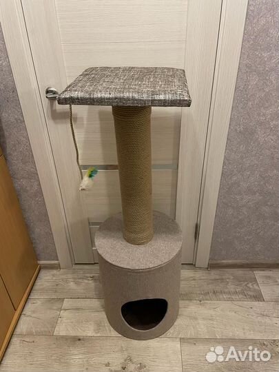 Когтеточки и домики для кошек