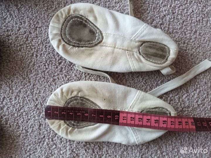 Чешки 21 см по стельке, балетки 17,5 см