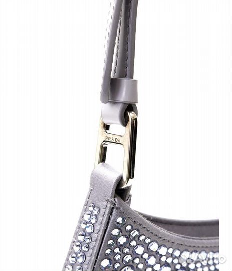 Сумка Prada Cleo с кристалами лимитированная