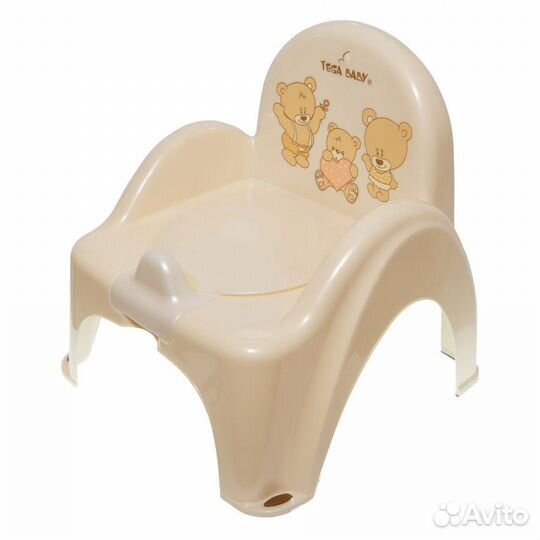 Детский горшок Tega Baby Teddy (Мишка) в форме сту