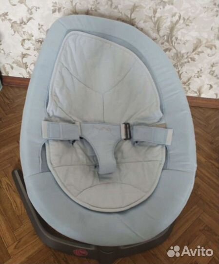 Детские качели шезлонг nuna leaf с козырьком